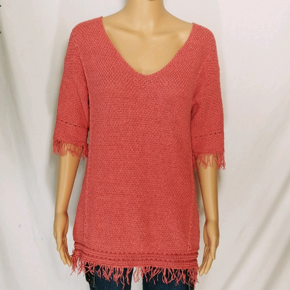 Nurture Sweater with Fringe